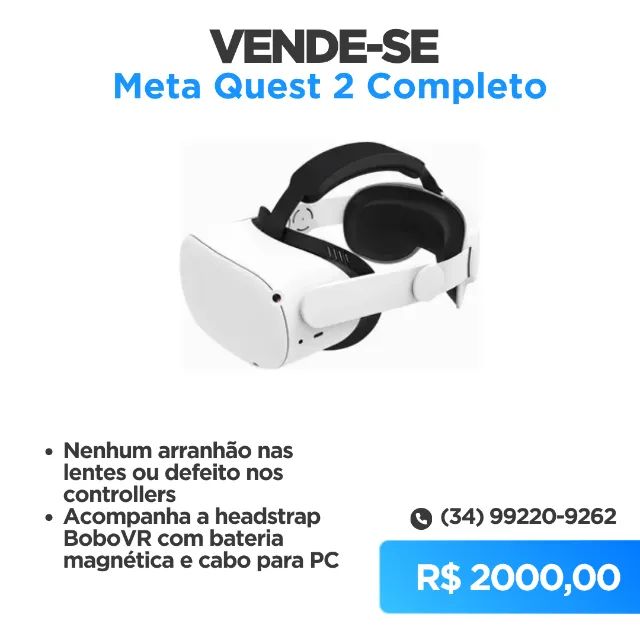 Meta Quest 2 Completo - Foto 3