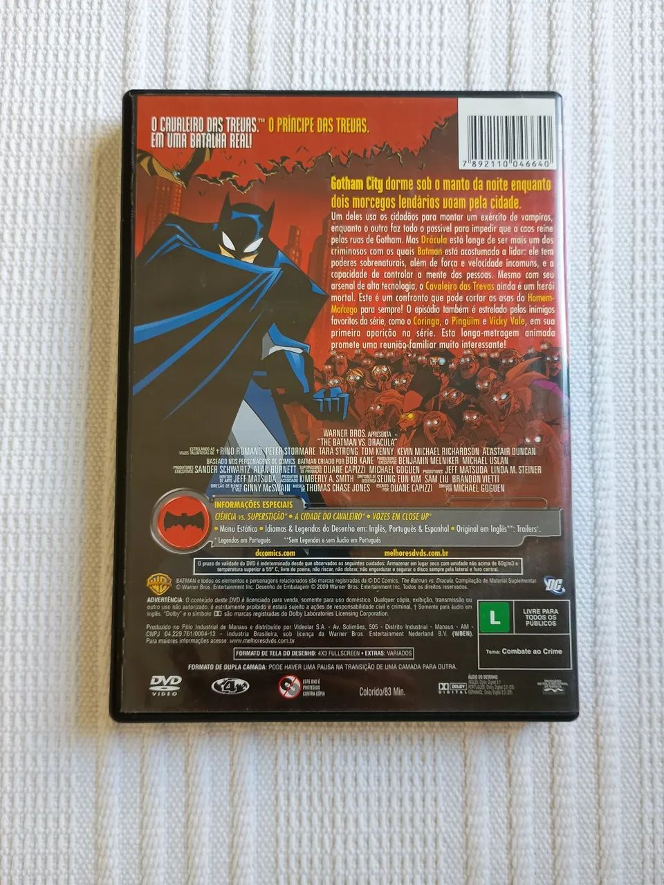DVD: O BATMAN VS DRÁCULA [LONGA-METRAGEM DE 2005]  - Foto 2