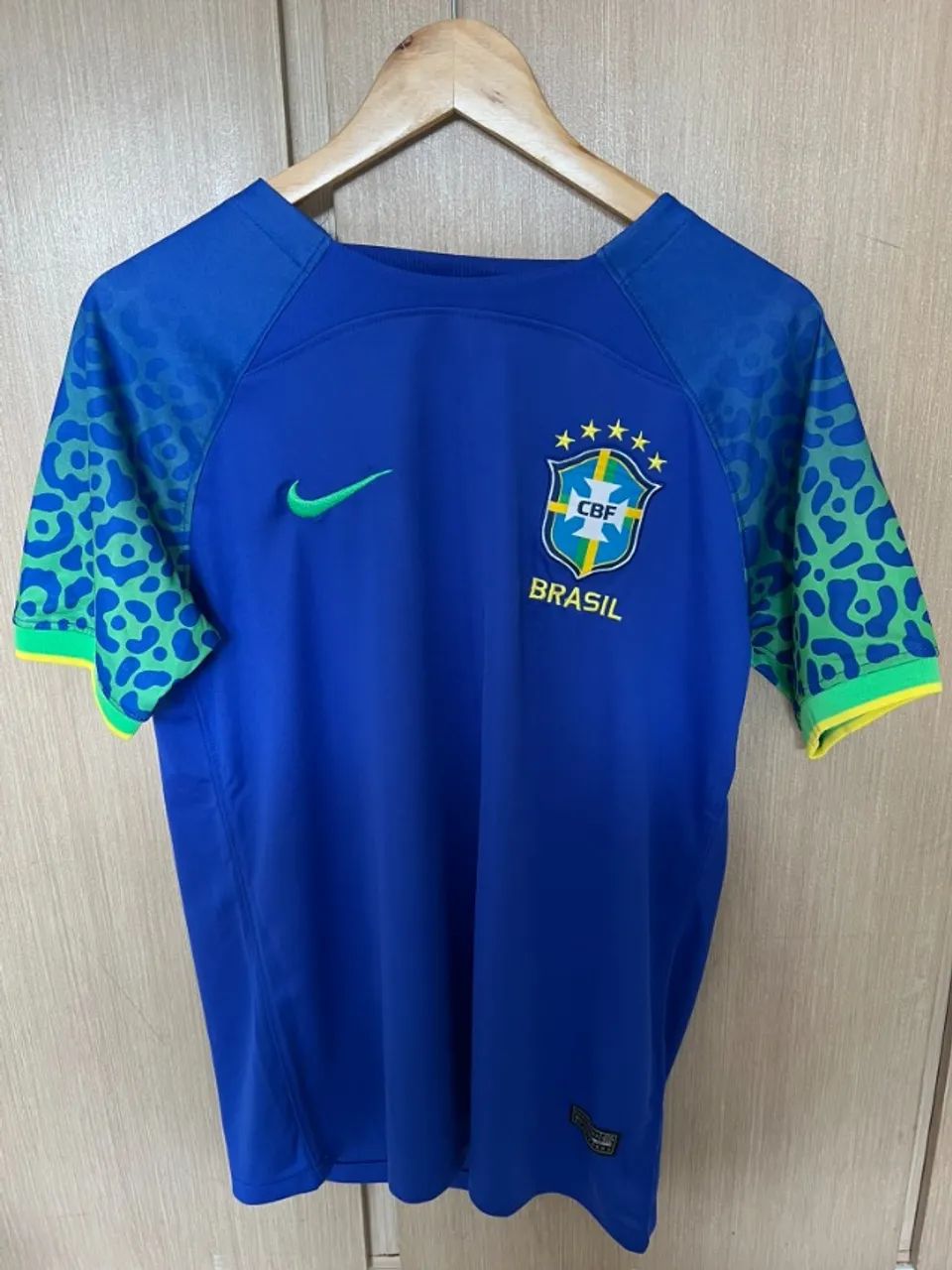 Camisa do Brasil Azul M - 2022