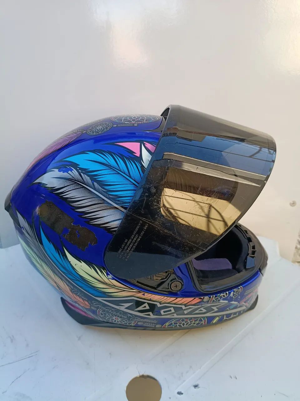 Capacete Axxis azul N58 M - Foto 3