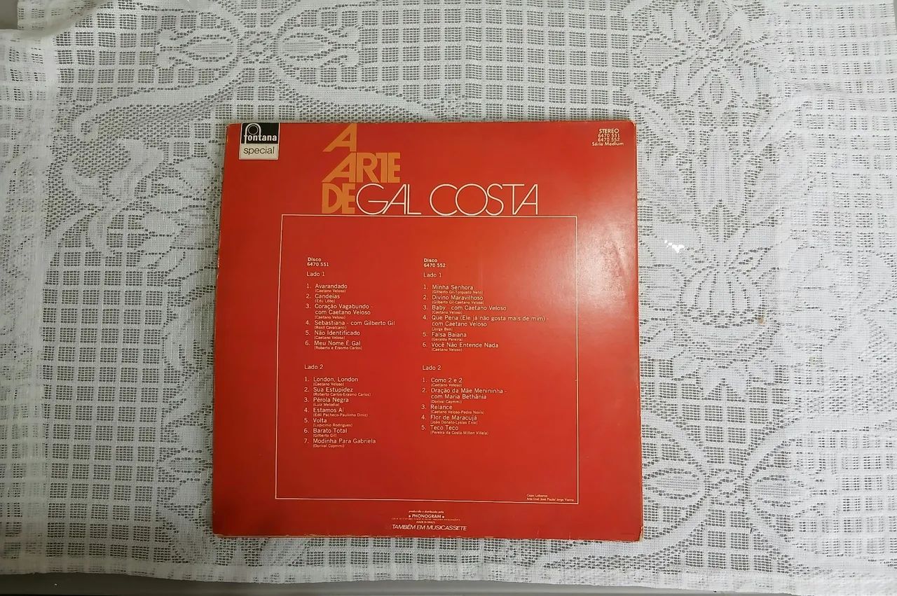 a arte de gal costa - gal costa - lp duplo - Foto 3