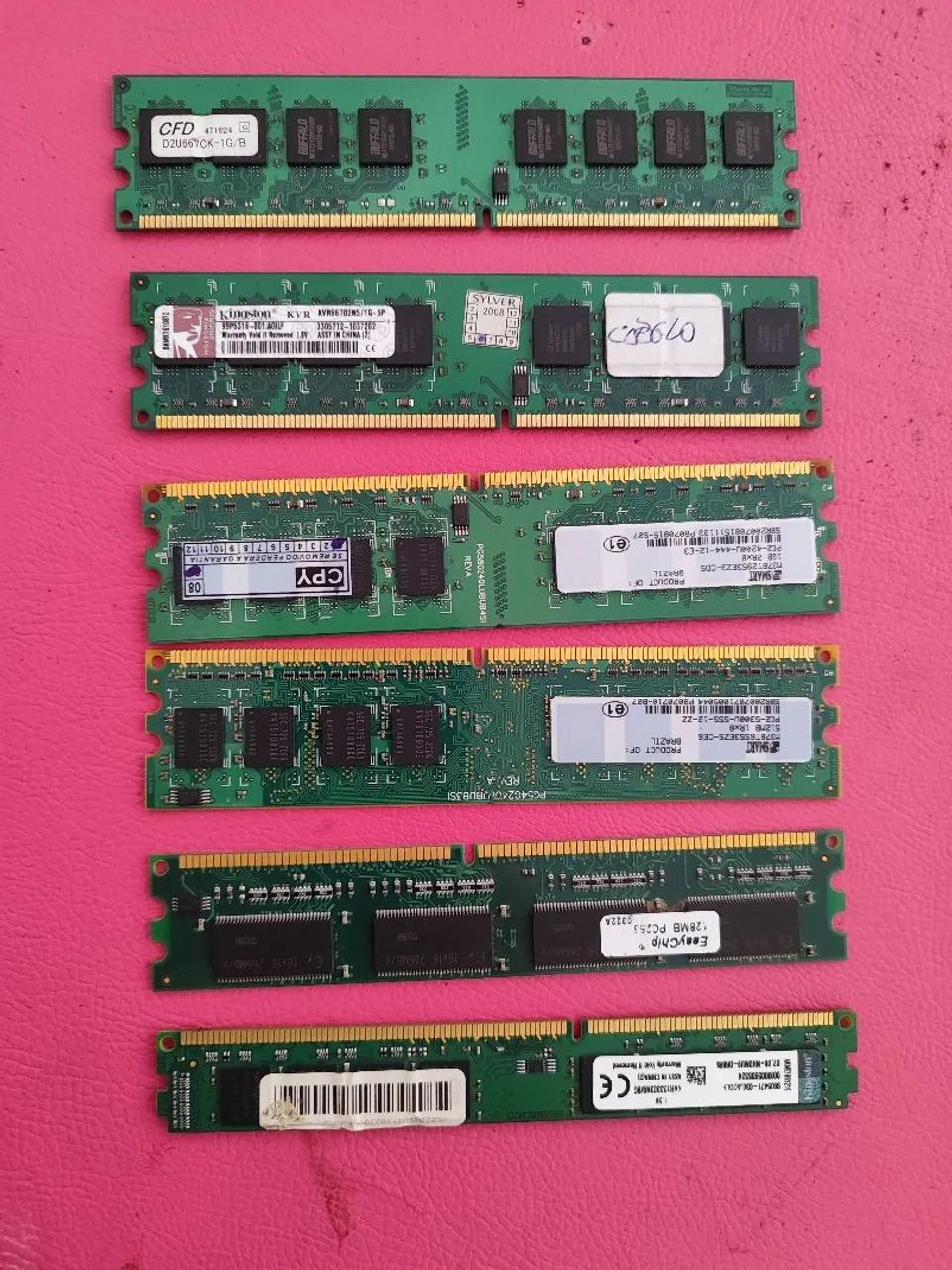 Memórias retro para Pc antigos