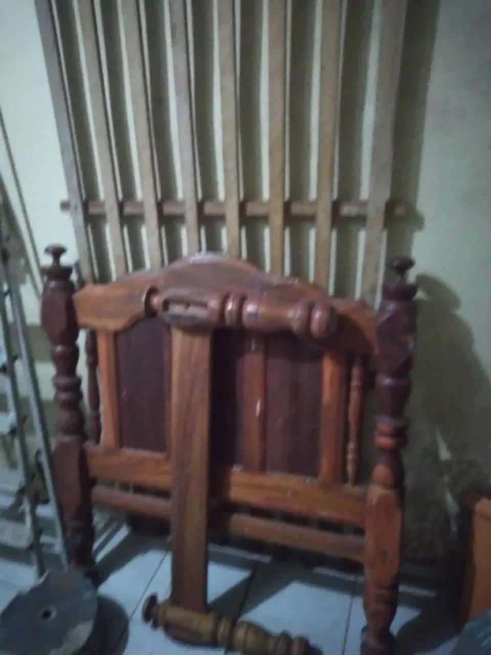 CAMA DE SOLTEIRO MACAÚBA USADA, PARA VIM PEGAR - Foto 2