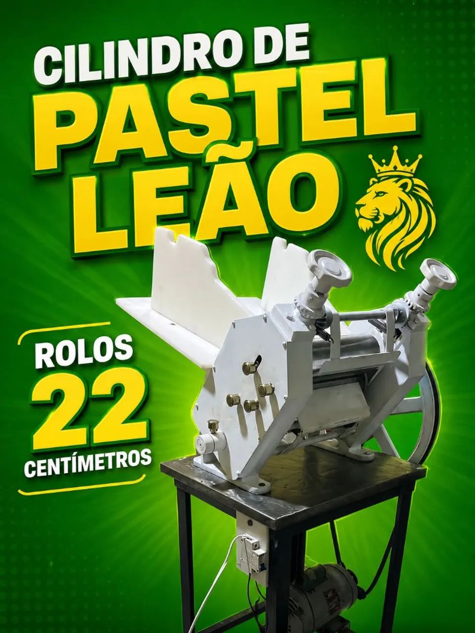 Cilindro de pastel leão 22cm 