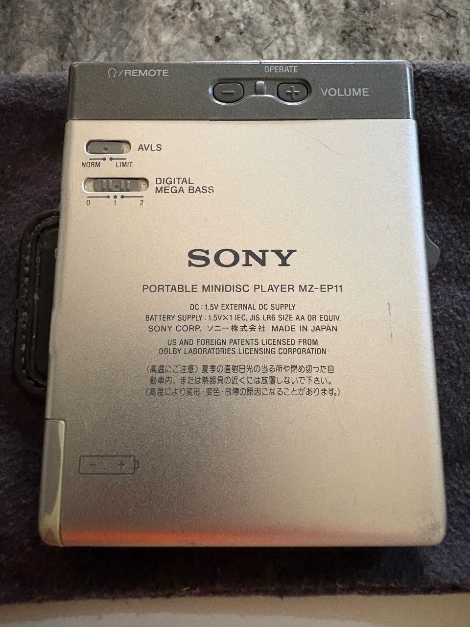 Walkman (MD) Sony MZ-EP11 Japan - Aparelhos de Som - Boa Vista