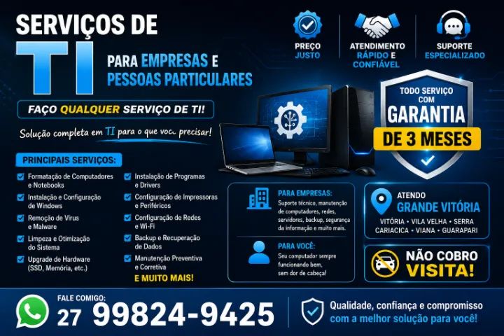 Serviços de TI - Empresas / Pessoal