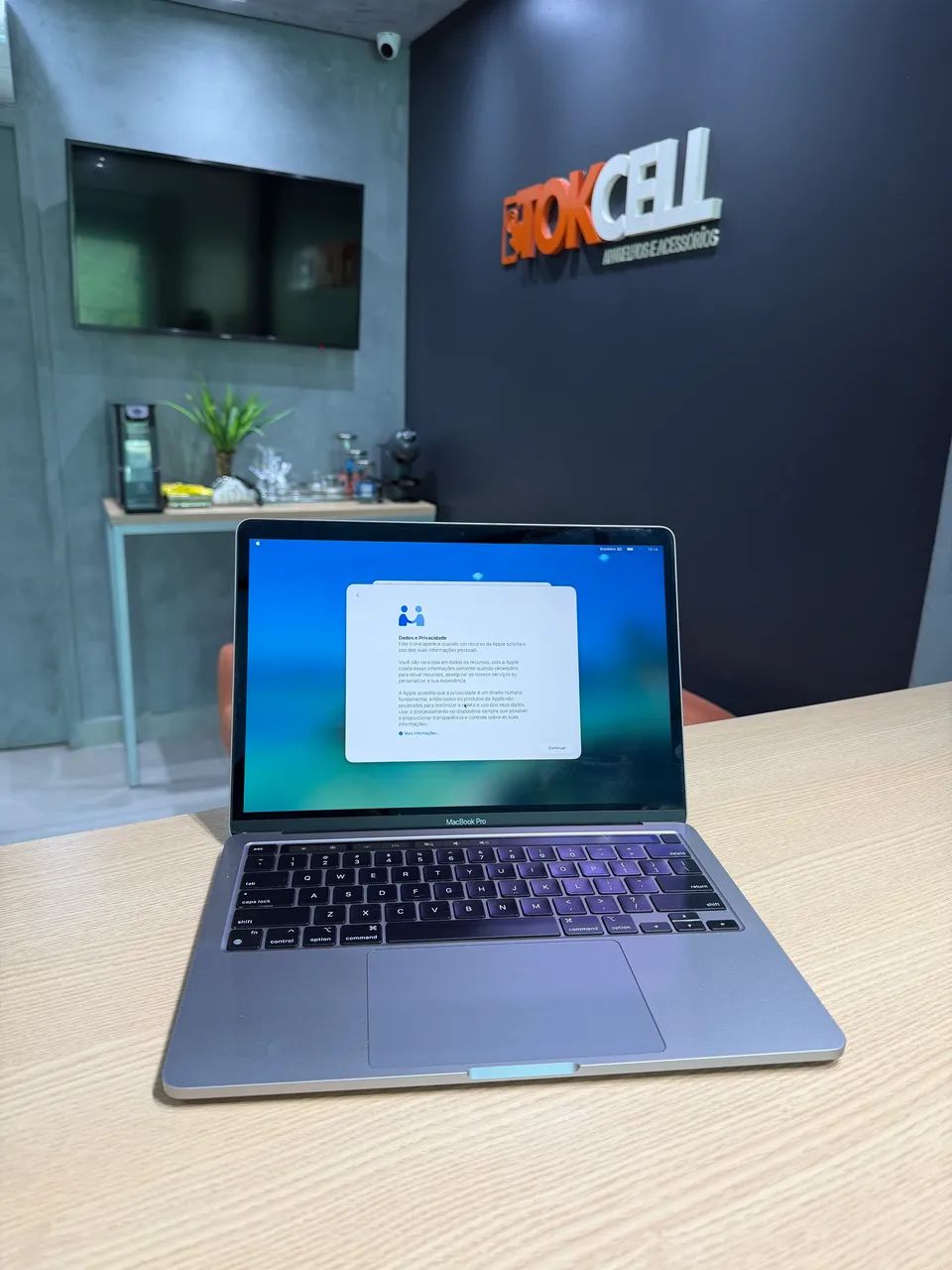 Macbook Pro 13 Pol Chip M1 256SSD/8GB Space Gray Seminovo Completo