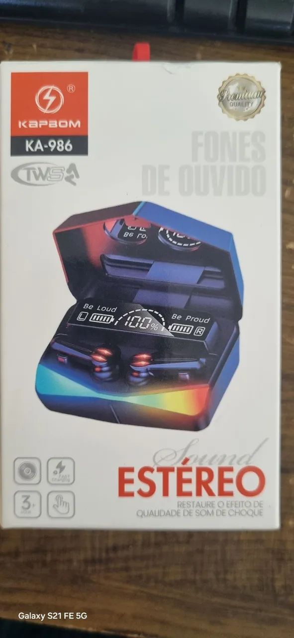 Fone de ouvido Kapbom ka-986