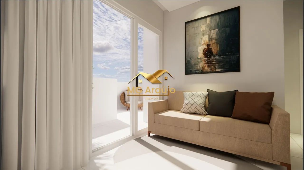 Apartamento com Varanda, 02 Quartos, Santa Branca, BH. - Foto 4