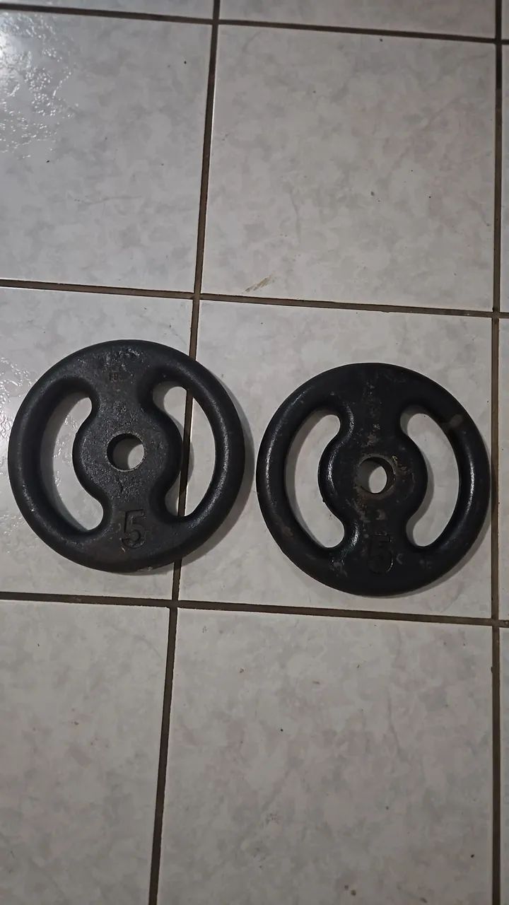 Anilhas de ferro pintado 