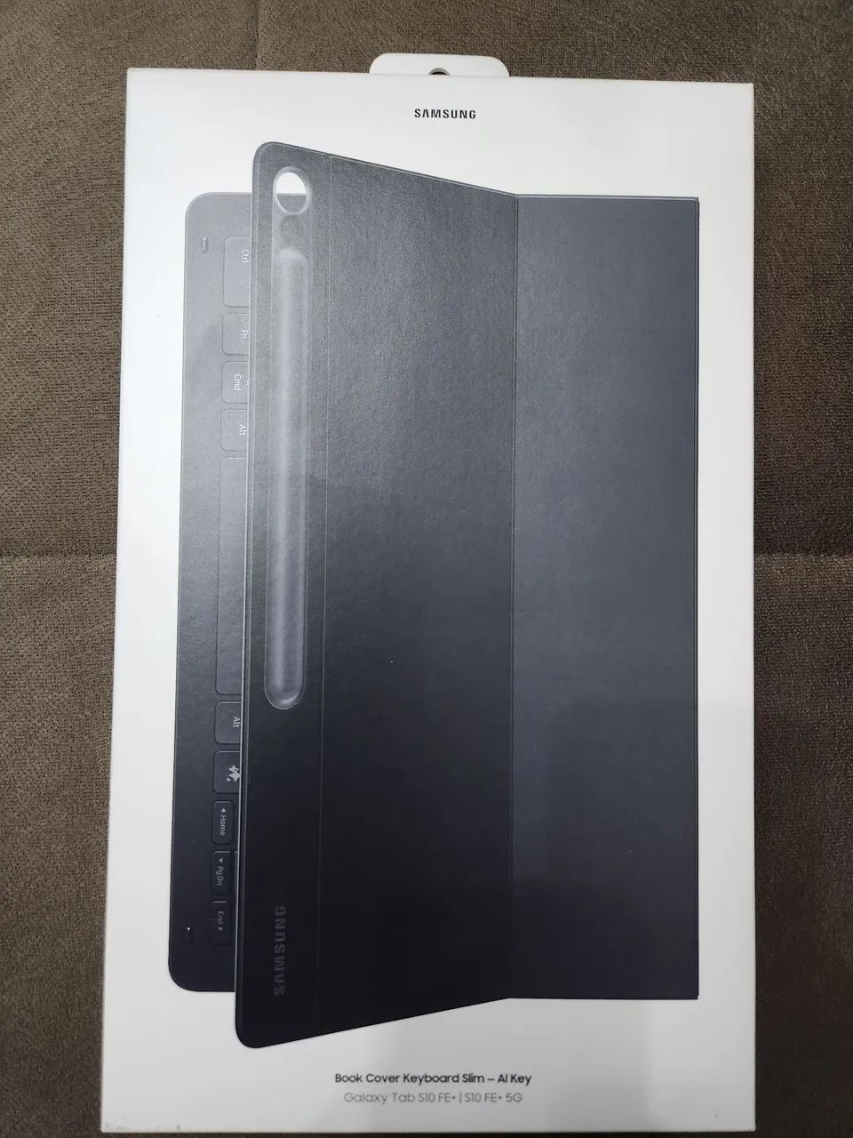 Capa com teclado para tablet Samsung galaxy s10fe+ 13.1"