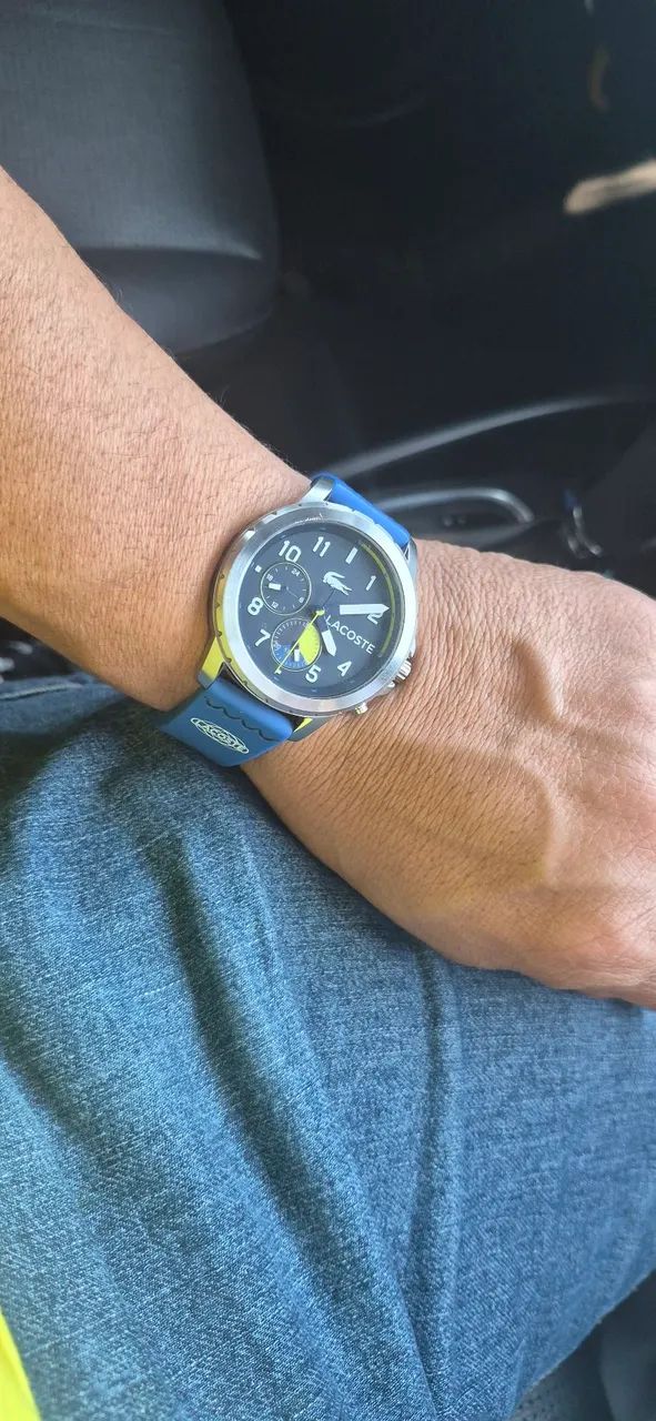 Relogio Lacoste Original azul