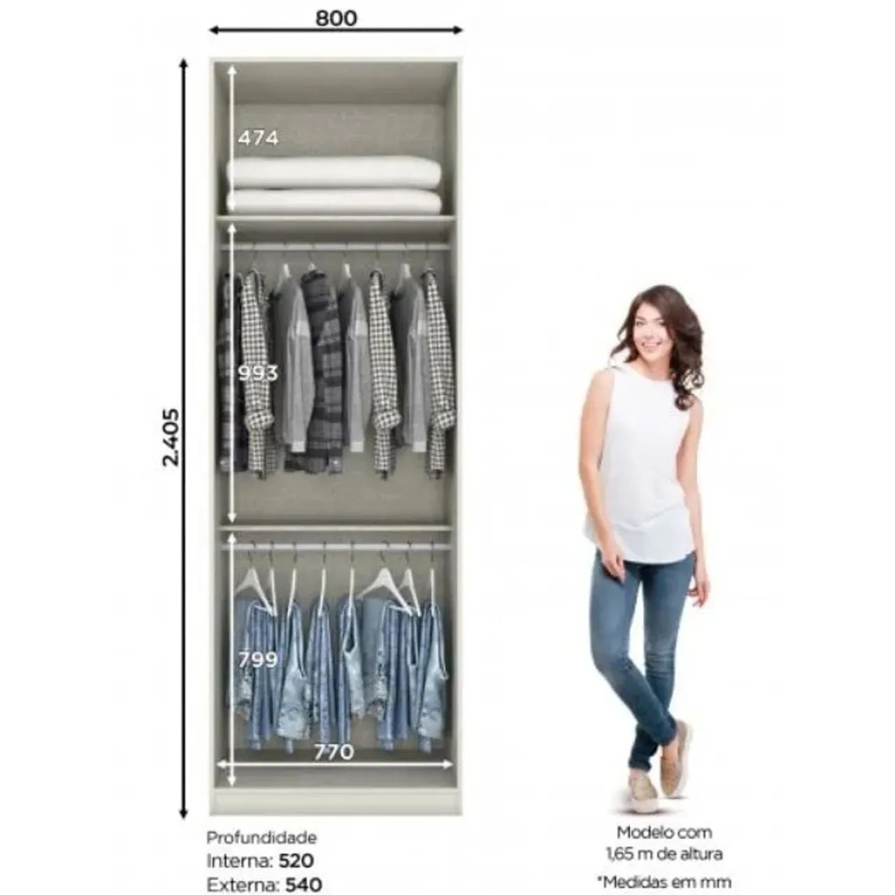 Guarda-roupas Modulado  - Foto 5