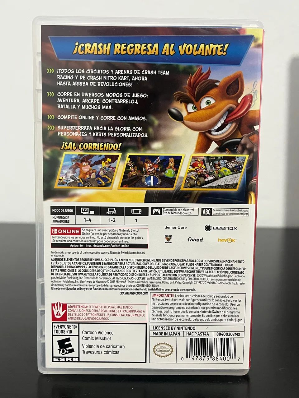 Ctr Crash Team Racing Nitro Fueled Nintendo Switch  - Foto 5