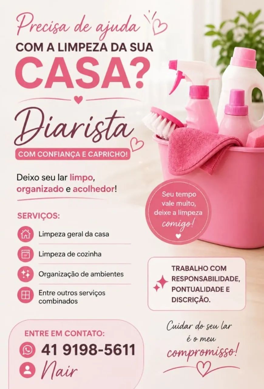 Sou diarista 