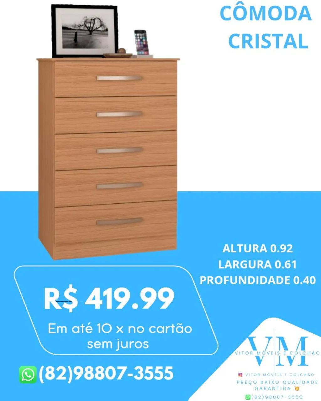 PROMOÇÃO DE CÔMODA APARTI DE  - Foto 5