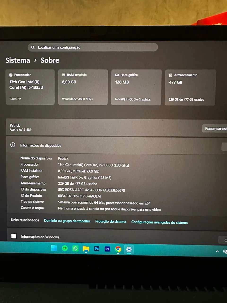 Notebook Acer Vero i5 - Foto 3