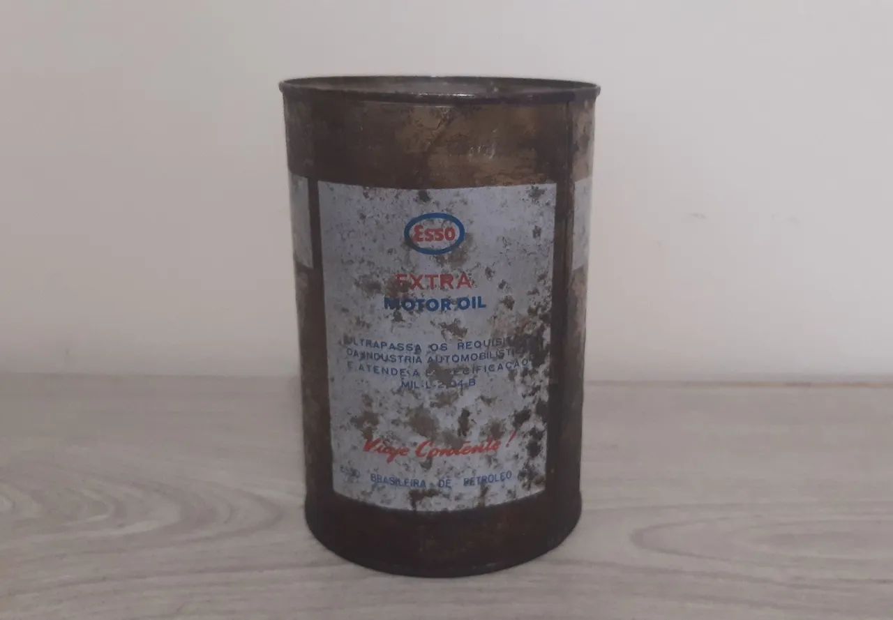 Lata Óleo Motor Esso Extra - Foto 2