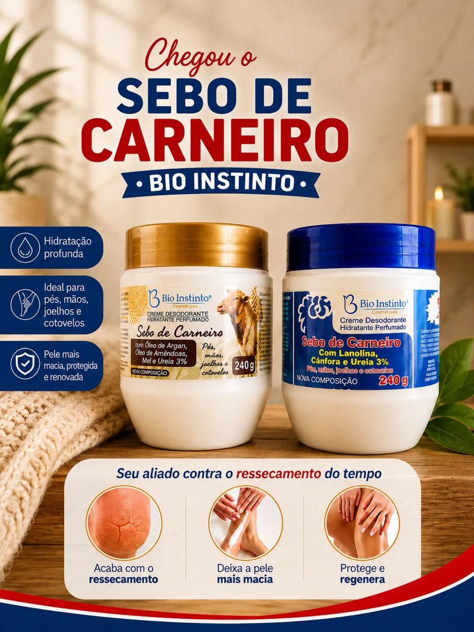 Sebo de carneiro 
