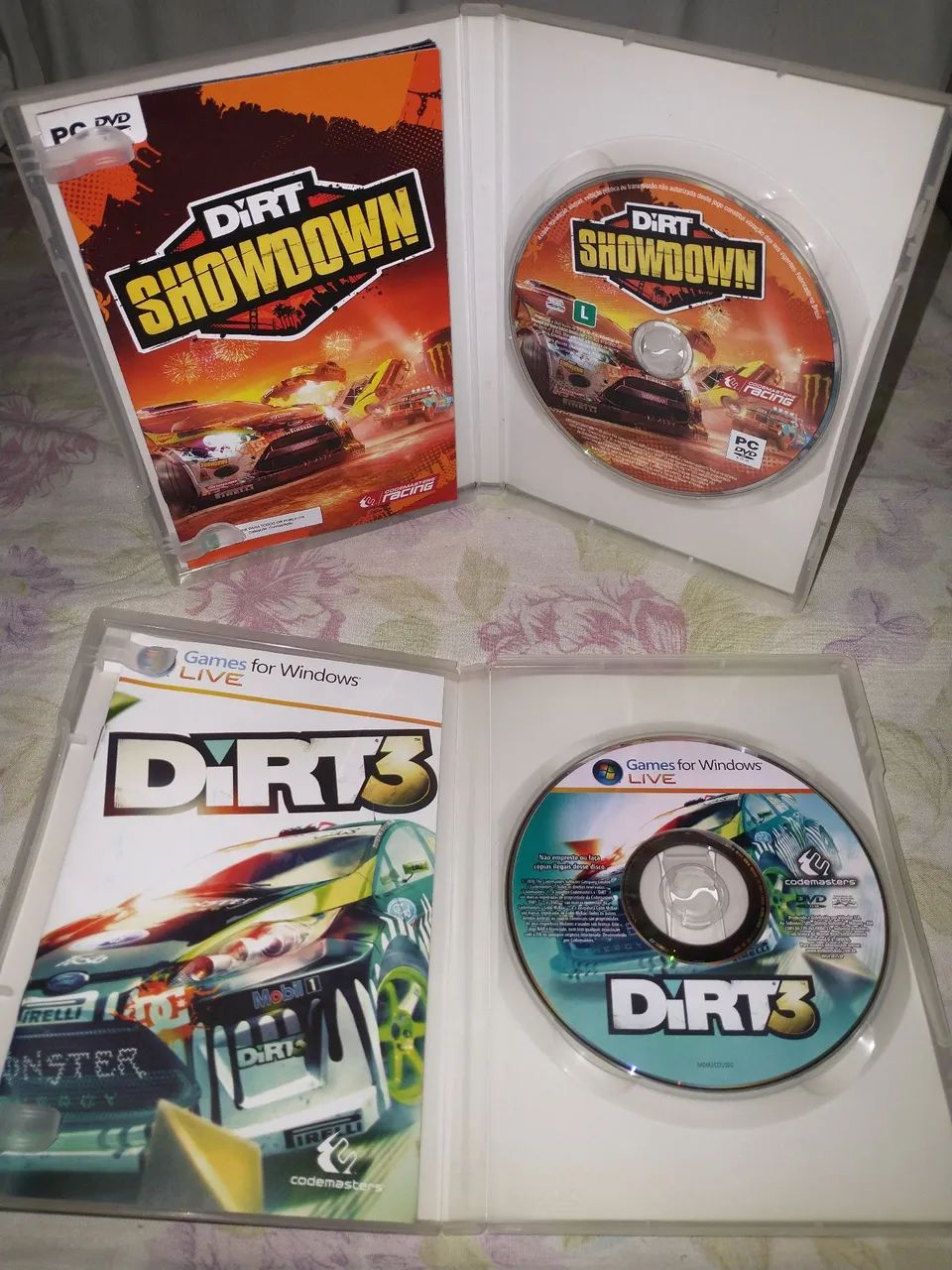 Kit DiRT 3 + Showdown Codemasters 2011 2012 jogo definitivo PC DVD CIB Mint Games Windows - Foto 3