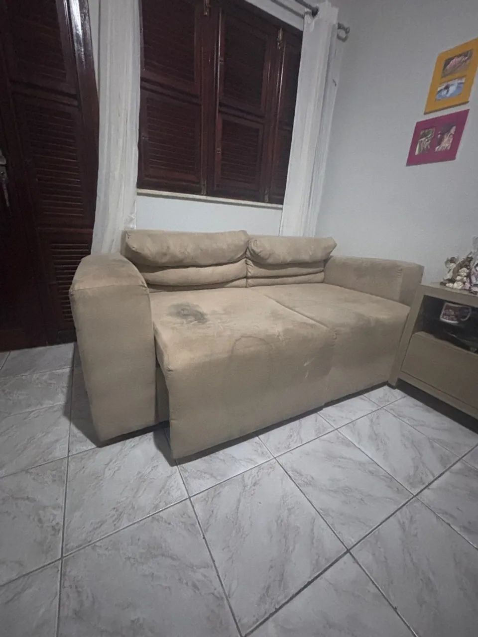 Sofá retrátil 2 lugares