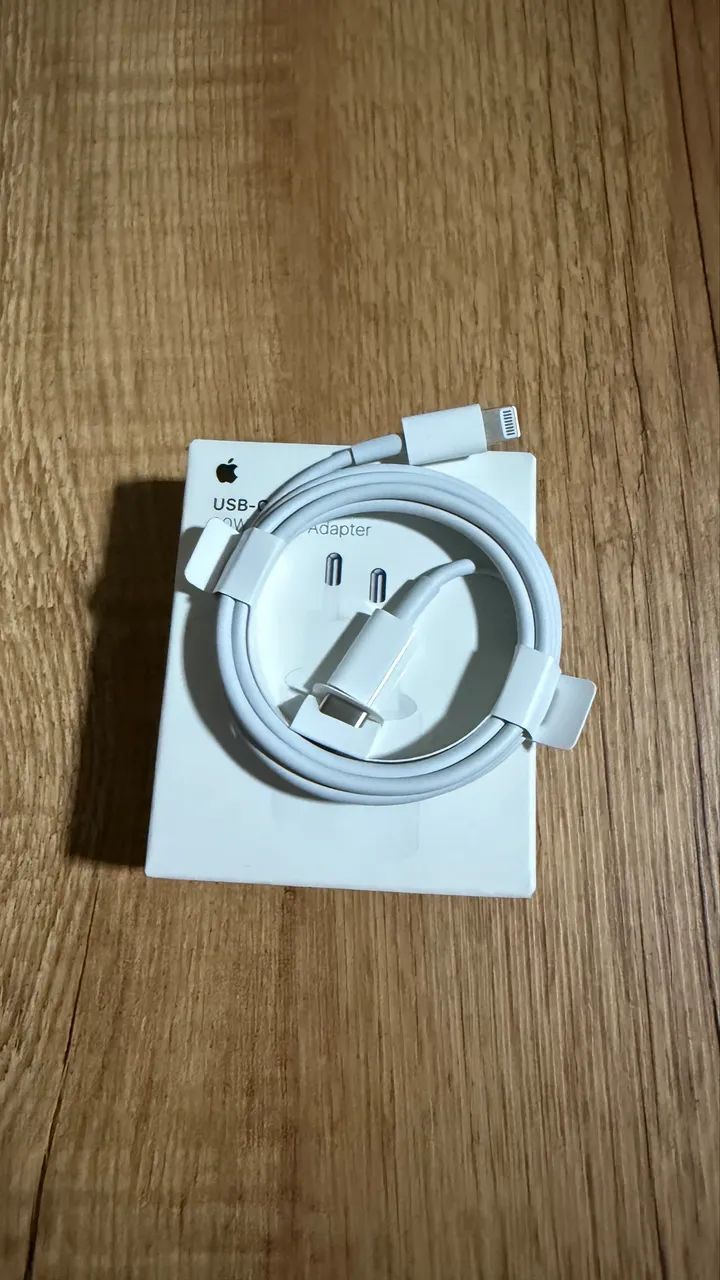 VENDO FONTE E CABO APPLE ORIGINAL - Foto 2