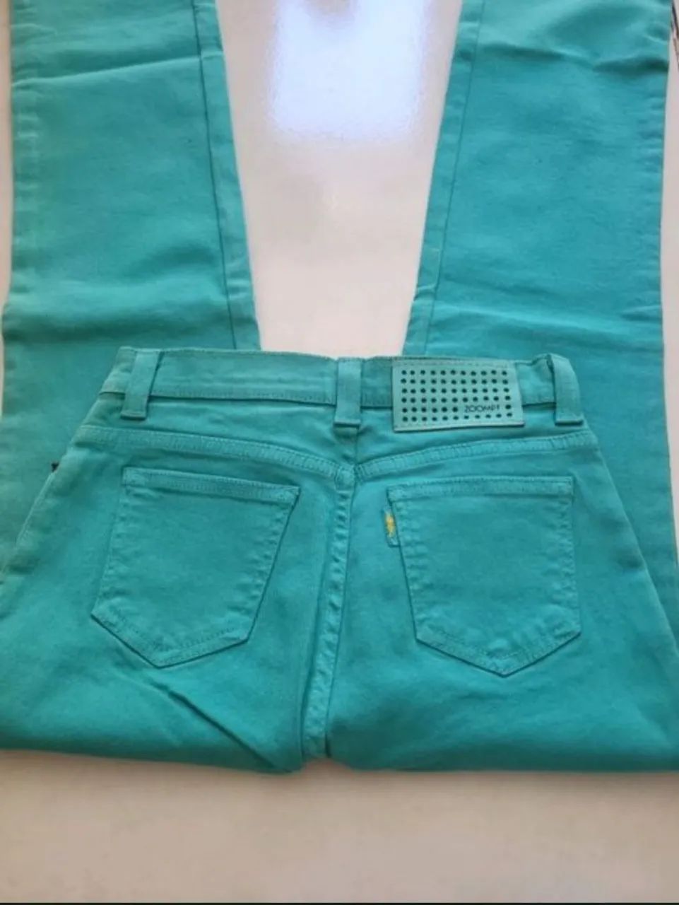 calça turquesa zoomp