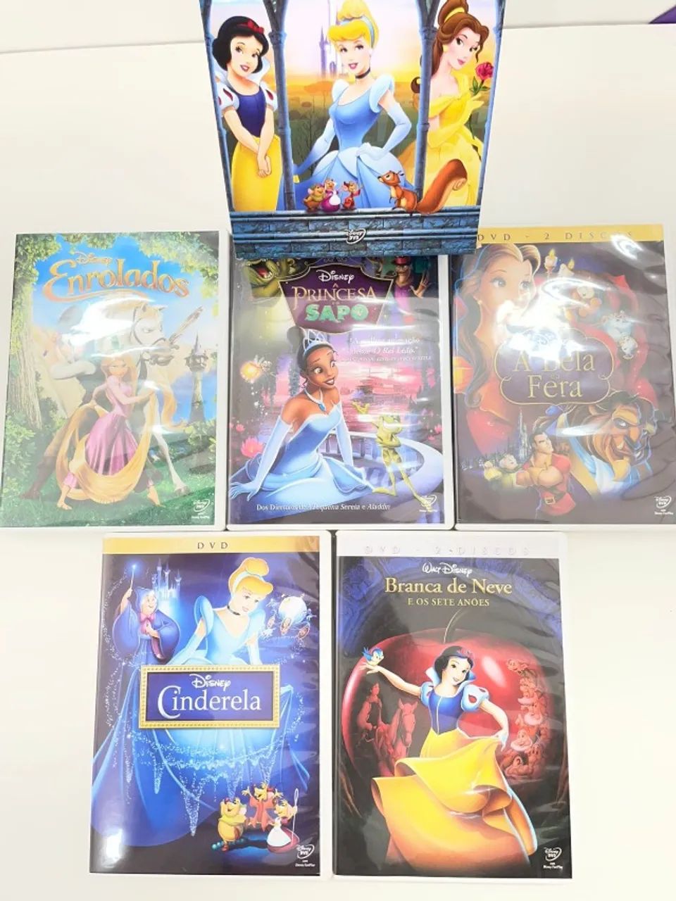 DVD - BOX COLEÇÃO DISNEY PRINCESAS - 5 DVDs - DVD, Blu-Ray e Vídeo