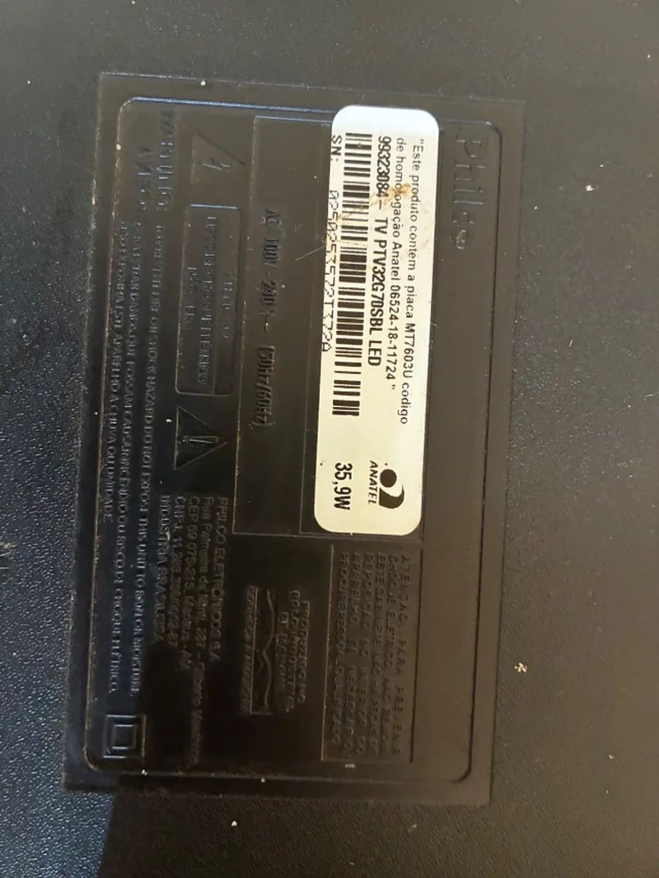 TV PHILCO 32? TELA COM DEFEITO - Foto 3