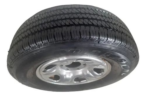 Roda Step 16 Com Pneu 245 70 R16 Chevrolet S10 Prateado - Foto 6