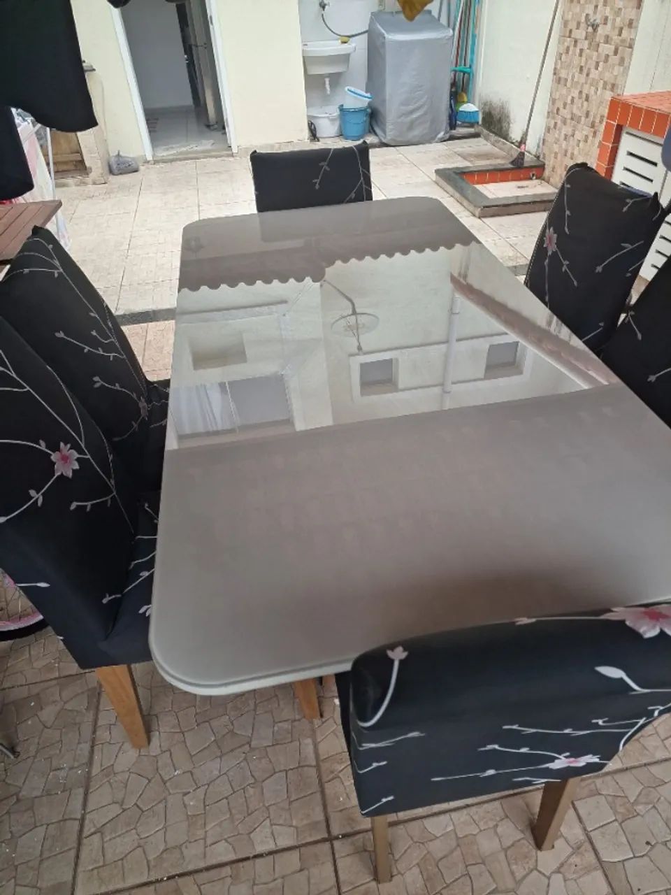 Mesa de Jantar retangular com 6 cadeiras - Foto 5