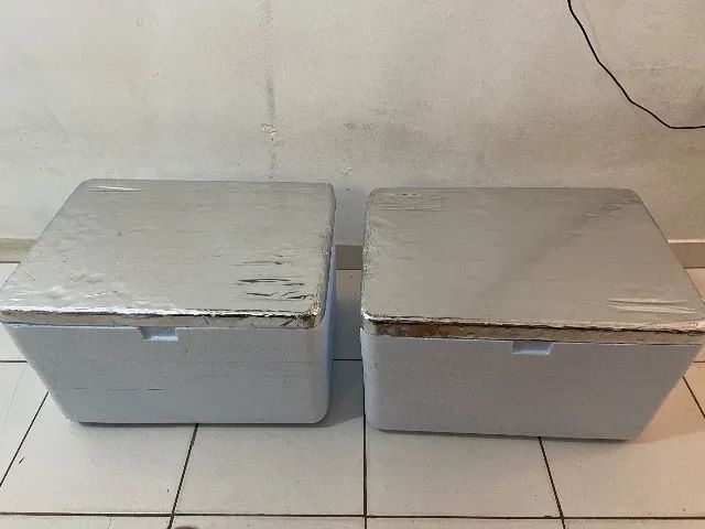 Caixa de isopor Novas 45L  - Foto 3