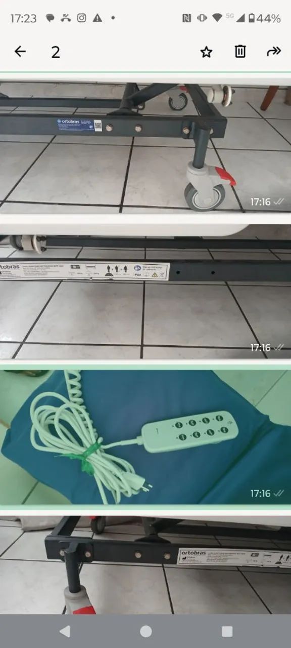 Cama hospitalar eletrica  - Foto 4