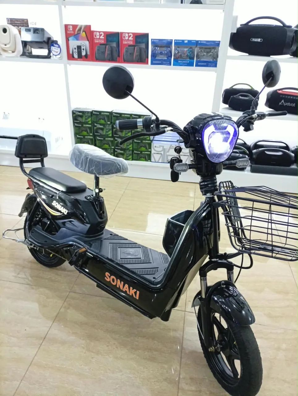 Scooter bicicleta moto elétrica 500w