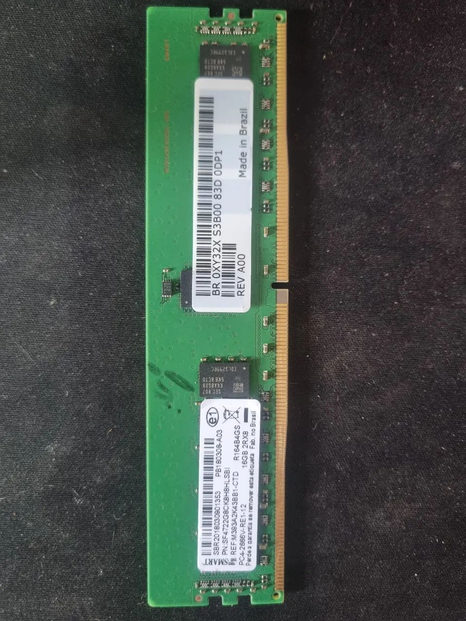 Memoria ram ddr4 16gb ecc 