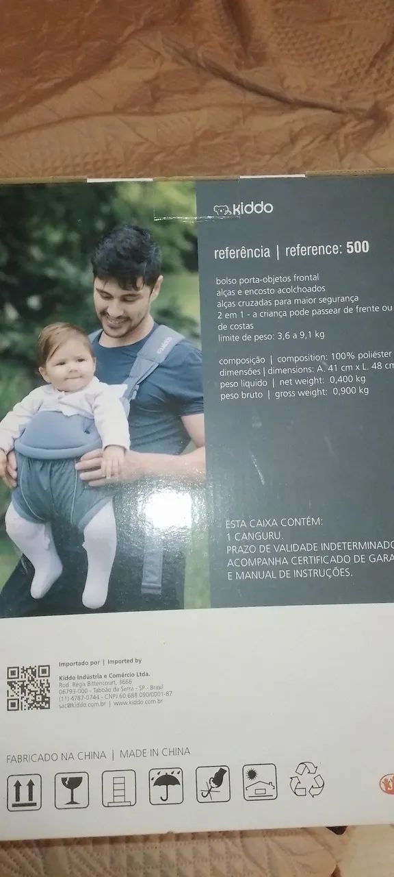 Canguru Kiddo para Bebê - Confortável e Prático - Foto 4