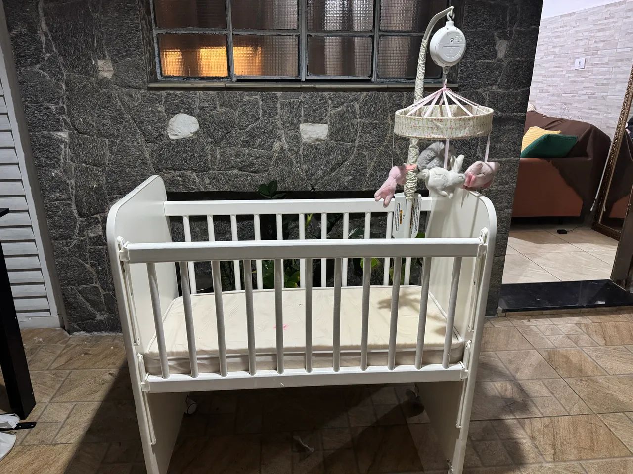 Mini Berço branco com colchão !!! - Foto 2