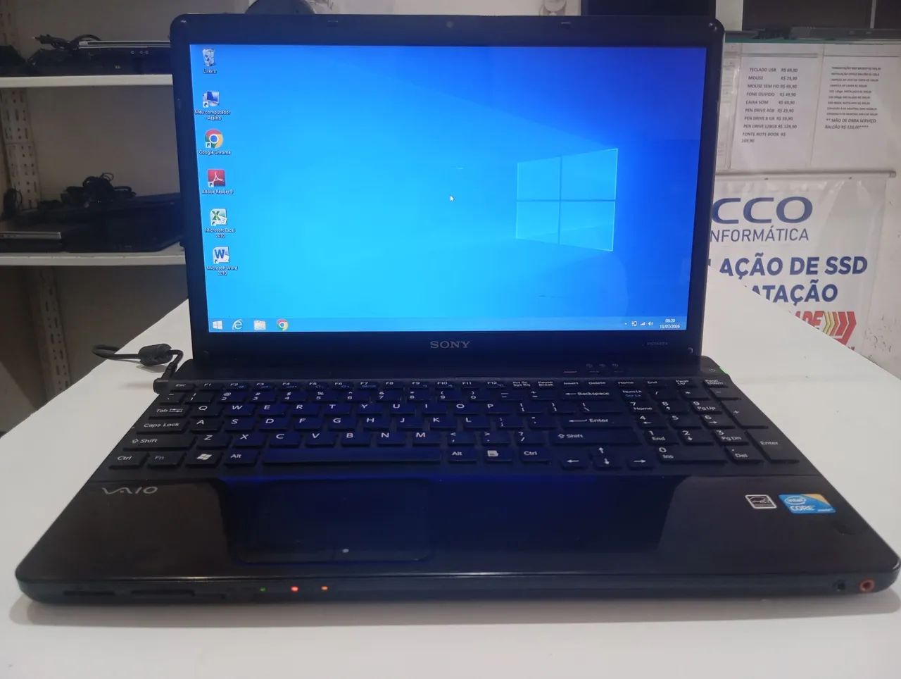 NOTEBOOK R$699 ESTUDOS TRABALHOS -SONY