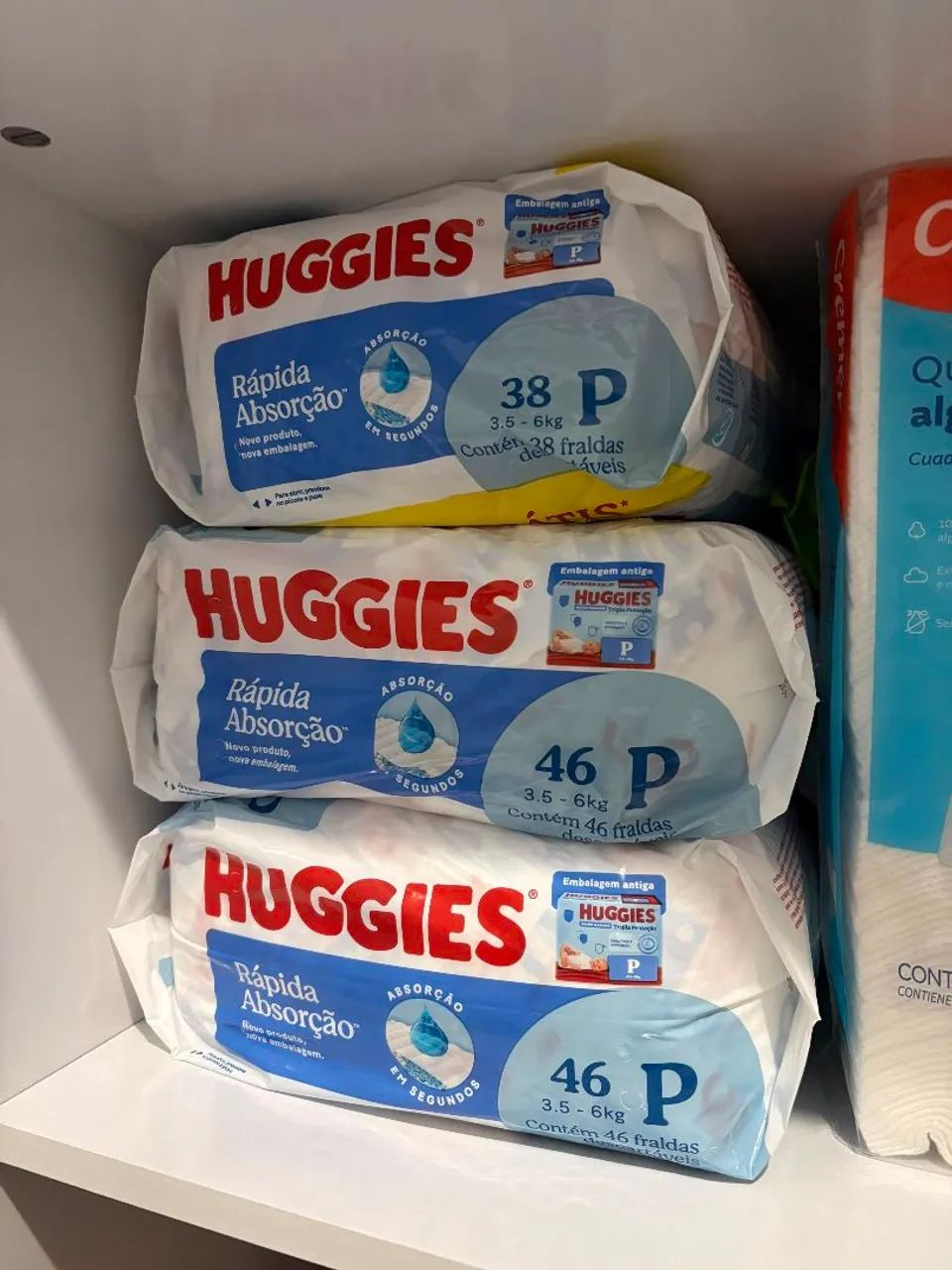 Fraldas Huggies 