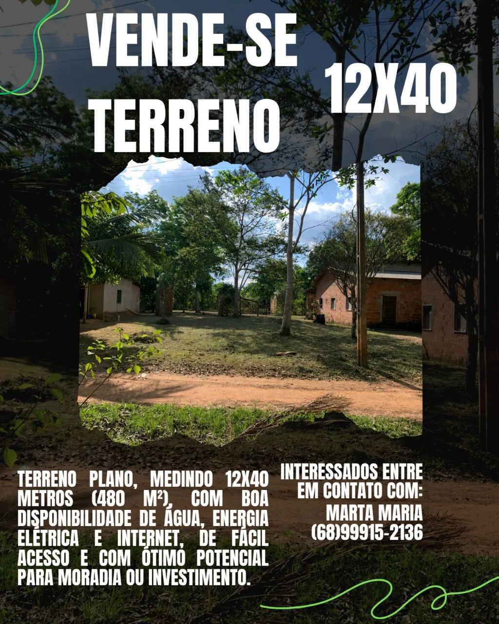 VENDE-SE ESSE TERRENO 12X40 - Foto 4