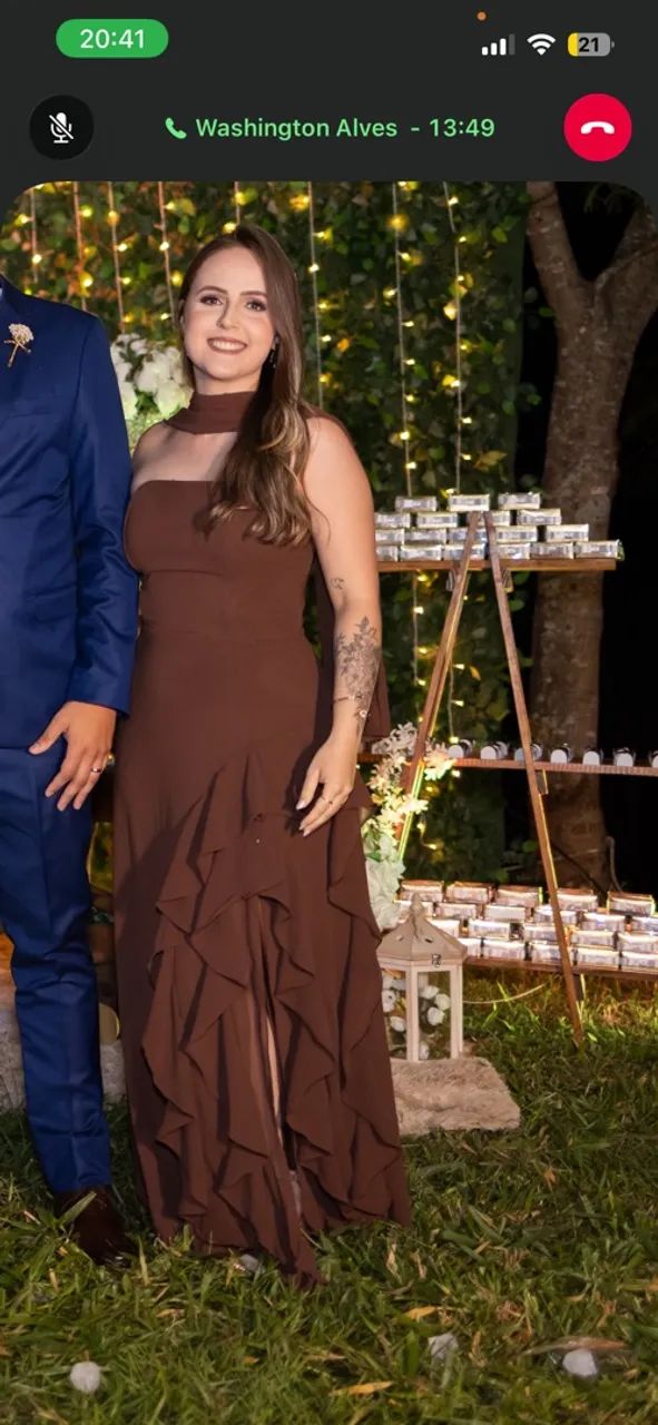 Vestido marrom  - Foto 4