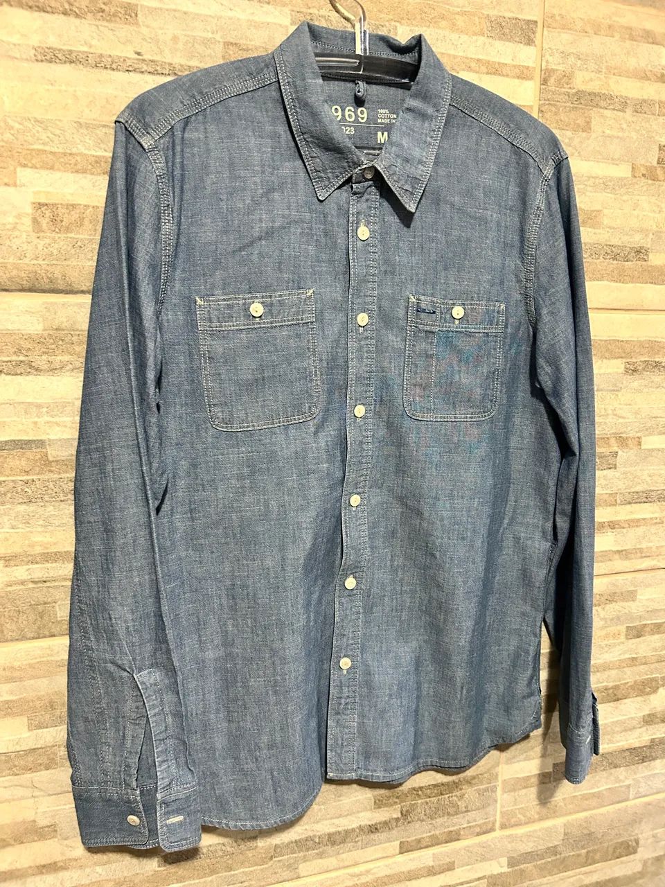 Camisa casual jeans Gap M - Foto 3