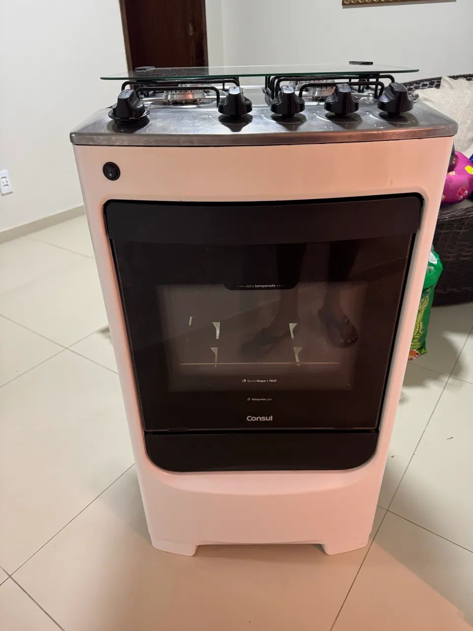 Fogão cônsul 4 bocas baixei para vende logo  - Foto 2