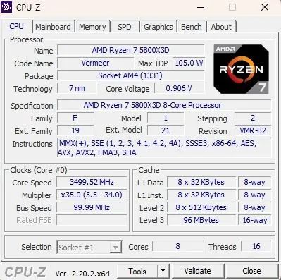 Ryzen 7 5800X3D - Foto 2