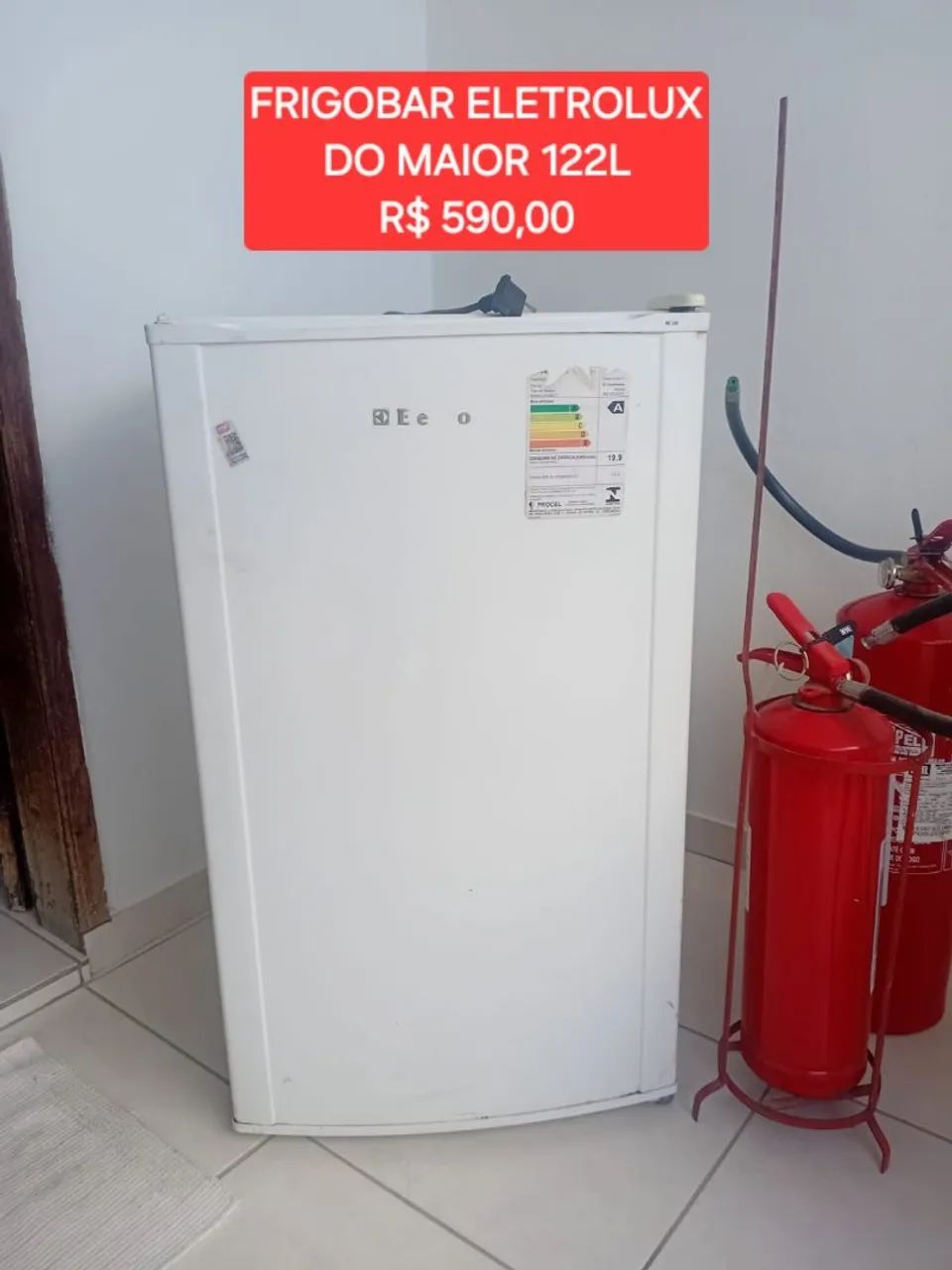 FRIGOBAR ELETROLUX DO MAIOR 122L
