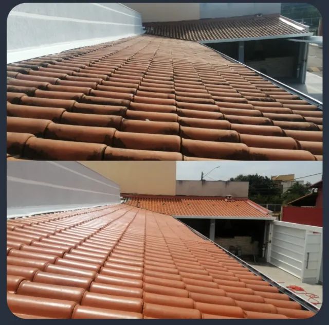 Limpeza de telhado sem água - Metodo L.S.S  - Foto 4