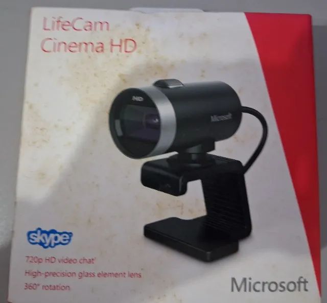 Webcam Cinema Usb Preta Microsoft - H5D00013