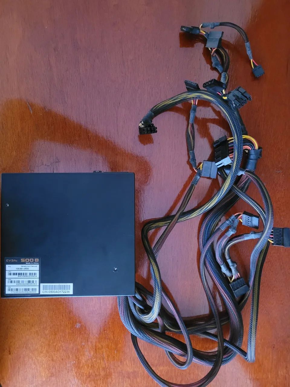 Fonte EVGA 500W 80 Plus Bronze (Funcionando Perfeitamente) - Foto 5