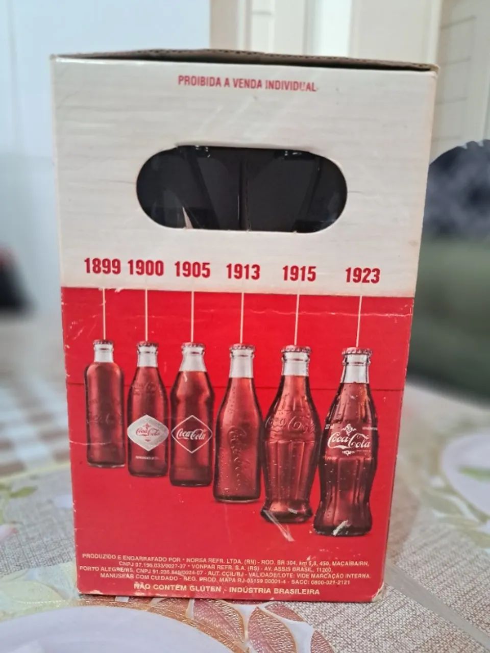 Kit 6 garrafas históricas da Coca-Cola 1899 - 1923 - Foto 2