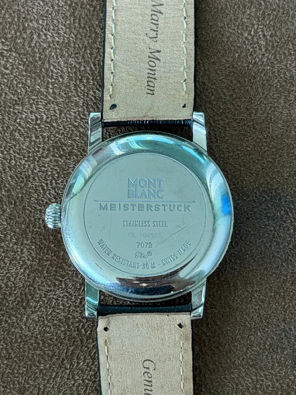 RELÓGIO MONTBLANC MEISTERSTÜCK ORIGINAL SWISS MADE #7072 - Foto 4